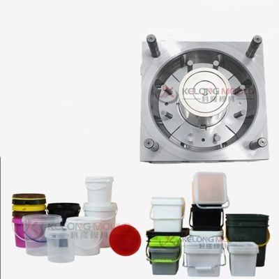 4L 10L 20L قالب سطل بلاستيكي دائري قالب حقن دلو الطلاء PP